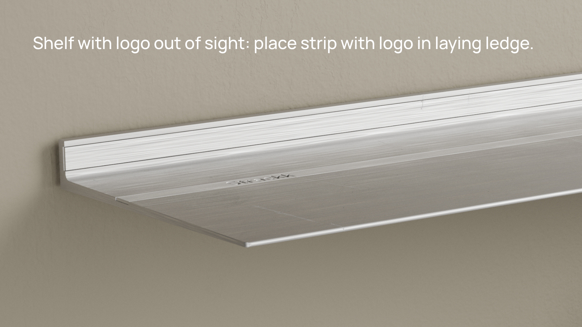 Strackk shelf without logo in sight