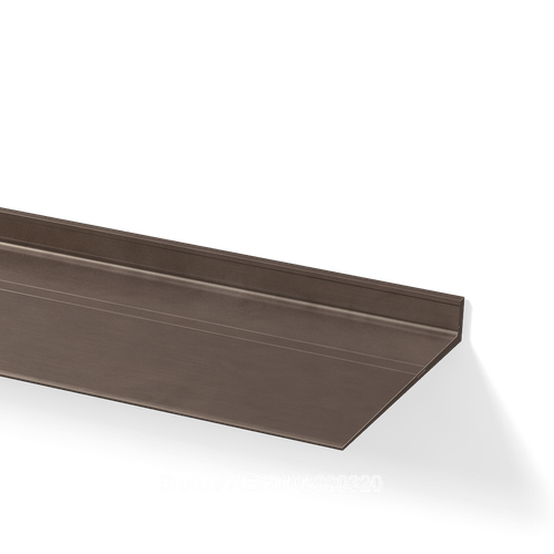 Zwevende wandplank Bronze AE20108000320 Van Strackk In perspectief Rechts 1080 x 1080 pxl1