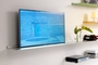 Wandplank in ALU look met TV