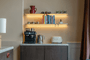 Wandplank metaal met verlichting Coffee Corner Sonja Velda bij Judith Sterre Amsterdam Strackk