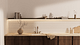 Strackk wandplank met verlichting in brons