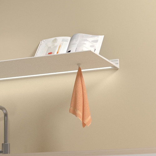 Wall shelf with lighting under Van Strackk 1080 x 1080 pxl