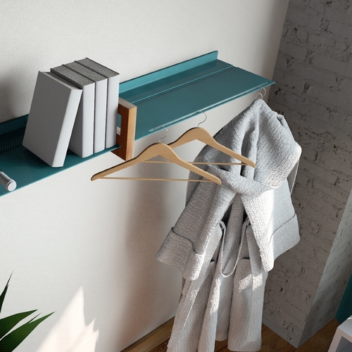 Wall coat rack shelf and wardrobe By Strackk 1080 x 1080 pxl