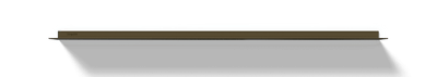 Wandplank met verlichting rondom Brons Van Strackk Vooraanzicht 1280 x 230 pxl