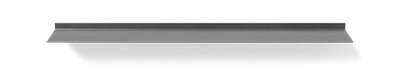 Schwebende Wandregal von Strackk In Gunmetal Ansicht von oben 1280x230 pxl