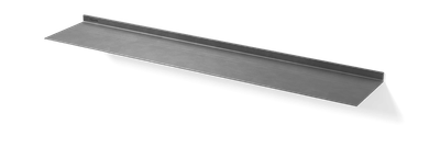 Zwevende wandplank van Strackk In gunmetal In perspectief 1280x430 pxl