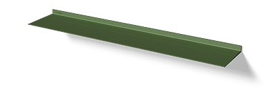 Zwevende wandplank van Strackk In groen In perspectief 1280x430 pxl