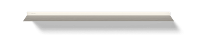 Zwevende wandplank van Strackk In wit Bovenaanzicht 1280x230 pxl