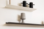 Floating wall shelf Black and White From Strackk 1280x660 pxl