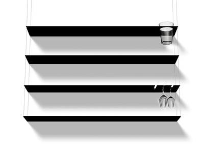 Zwarte room divider van Strackk Onderaanzicht 1280x990 pxl