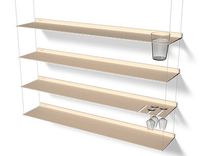 Room divider van Strackk In gebroken wit In perspectief 1280x990 pxl