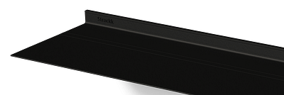 Zwevende wandplank van Strackk Zwart | Close-up
