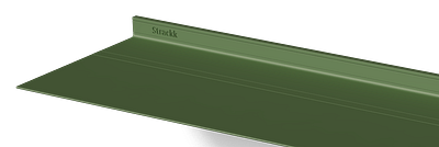 Wandplank van Strackk | De sterkste boekenplank | Close-up | Groen RAL6021