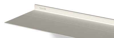 Witte wandplank van Strackk | Close-up