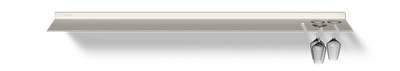 Zwevende wandplank van Strackk In wit Bovenaanzicht 1280x230 pxl