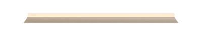 Wandplank met verlichting rondom Plank in gebroken wit van Strackk Bovenaanzicht 1280x230 pxl
