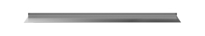 Aluminium wandplank met verlichting rondom Van Strackk Bovenaanzicht 1280x230 pxl