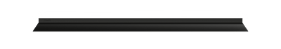 Antraciete wandplank met verlichting rondom Van Strackk Bovenaanzicht 1280x430 pxl