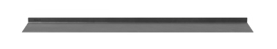 Gunmetal wandplank met verlichting rondom Van Strackk Bovenaanzicht 1280x230 pxl