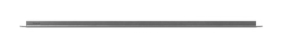 Gunmetal wandplank met verlichting rondom Van Strackk Vooraanzicht 1280x230 pxl