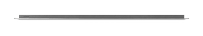 Gunmetal wandplank met verlichting rondom Van Strackk Vooraanzicht 1280x230 pxl