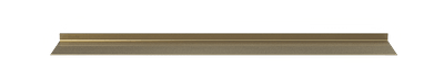 Gouden wandplank met verlichting rondom Van Strackk Bovenaanzicht 1280x230 pxl