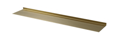 Gouden wandplank met verlichting rondom Van Strackk In perspectief 1280x430 pxl