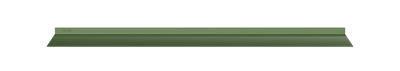 Groene wandplank met verlichting rondom Van Strackk Bovenaanzicht 1280x230 pxl
