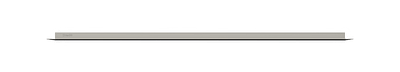 Zilvergrijze wandplank met verlichting rondom Van Strackk Vooraanzicht 1280x230 pxl