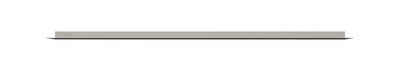 Zilvergrijze wandplank met verlichting rondom Van Strackk Vooraanzicht 1280x230 pxl